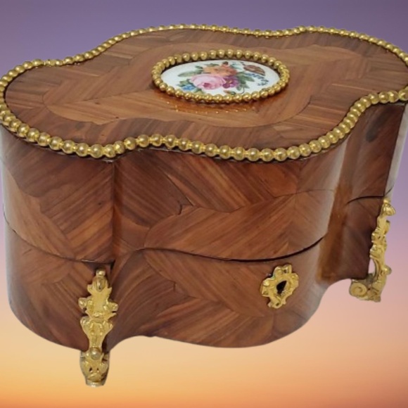 French Crystal Scent Perfume Casket Caddy Box,All Products : American Fashion Style Bags On Sale